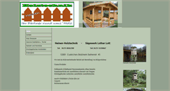 Desktop Screenshot of heinen-holztechnik.de